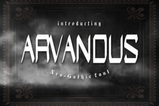 Arvandus: A Modern All-Caps Display Font for Elegant Branding