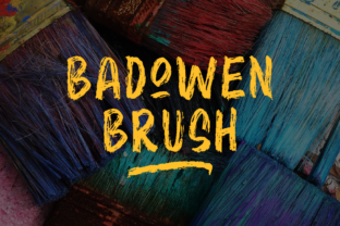 Badowen Brush: A Display Font Built for Modern Campaigns