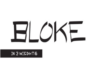 Bloke Font: Crafting Personality into Handmade Products