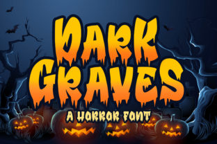Dark Graves: A Spooky and Stylish Display Font for Editorial Design
