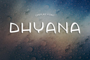 Dhyana: A Modern Display Font for Digital Elegance