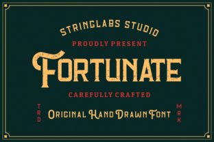 Fortunate: A Bold Display Font for Modern Branding