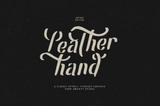 Leatherhand: A Premium Display Font for Modern Digital Brands