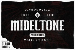 Mideltone: A Versatile Display Font for Bold Campaigns