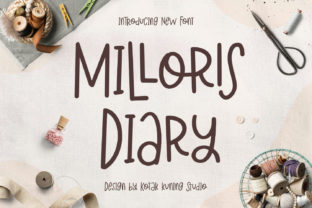 Milloris Diary: A Playful Font for Editorial Personality