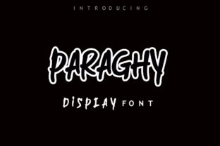 Paraghy: A Playful Display Font for Engaging Brand Content