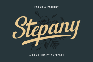Stepany: A Bold and Stylish Display Font