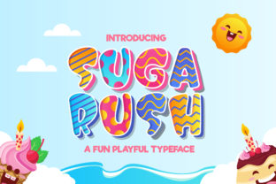 Suga Rush: A Playful Typeface for Editorial Projects