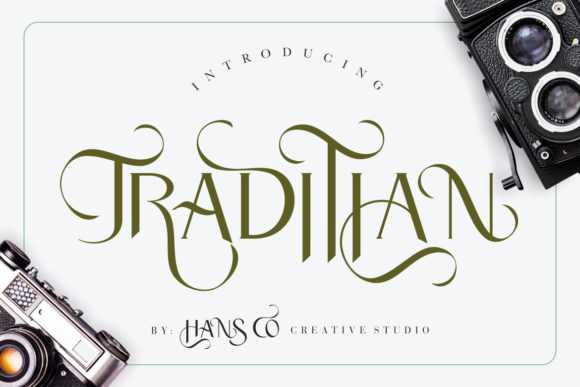 Traditian: A Display Font Built for Brands